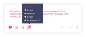 Chatbot IA conseillers